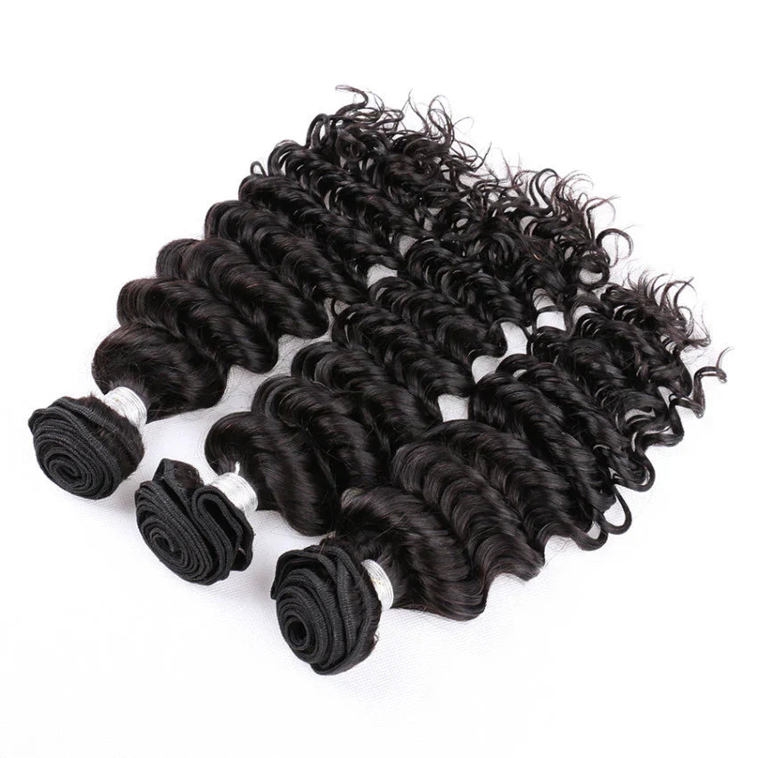 Luxury Deep Wave Bundles - Natural Color